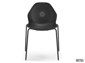KLERA - Stackable die cast aluminium chair _ SITIA