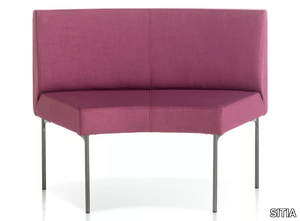 LAGUNA - Modular fabric bench seating with back _ SITIA