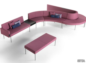 LAGUNA - Modular fabric seating system _ SITIA
