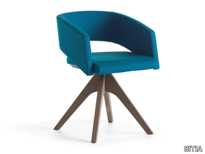 MAJOR - Swivel fabric chair _ SITIA