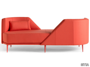 PERGY - 2 seater vis à vis fabric sofa _ SITIA
