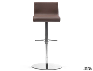 AMBA - High swivel stool with back _ SITIA