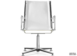 HAVANA - Swivel fabric office chair with 4-Spoke base with armrests _ SITIA