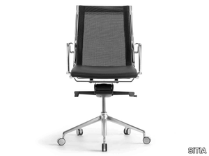 HAVANA - Height-adjustable fabric office chair with castors _ SITIA