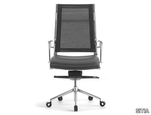 HAVANA - Office chair with castors with 5-Spoke base _ SITIA