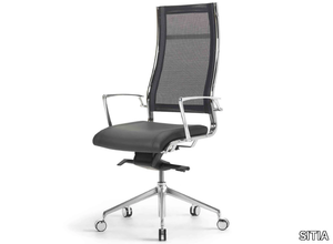 HAVANA - High-back swivel office chair with 5-Spoke base _ SITIA