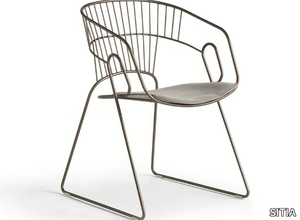 JAPAN - Sled base chair with integrated cushion _ SITIA