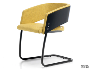 MAJOR - Cantilever fabric chair _ SITIA