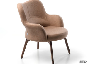 SOPHORA - Fabric armchair with armrests _ SITIA