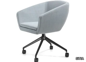 GINKGO - Trestle-based office chair with castors _ SITIA