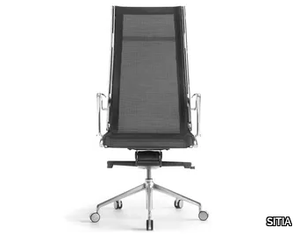 HAVANA - Swivel office chair with castors with 5-Spoke base _ SITIA