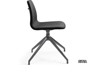 NUKI - Swivel trestle-based chair _ SITIA