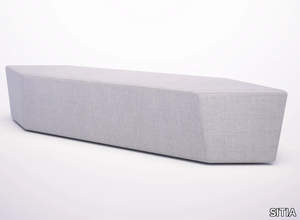 ROCKS - Upholstered fabric bench _ SITIA