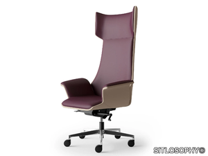 MAXIMA - High-back executive chair with 5-spoke base _ SITLOSOPHY®