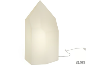 KRISTAL - KRISTALINA - LED polyethylene table lamp _ SLIDE