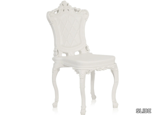 PRINCESS OF LOVE - Contemporary style tufted plastic garden chair _ SLIDE