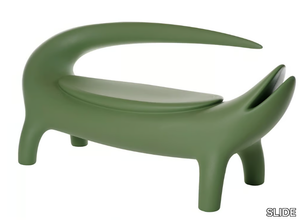 BIG KROKO - Polyethylene garden bench _ SLIDE