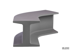 IRON - Modular polyethylene bench _ SLIDE