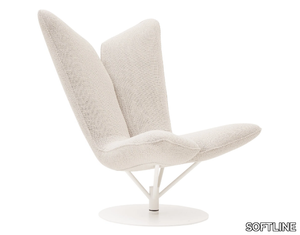 ANGEL - Swivel fabric armchair _ SOFTLINE