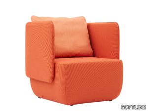 OPERA - Upholstered felt armchair _ SOFTLINE