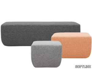 OPERA - Upholstered fabric pouf _ SOFTLINE