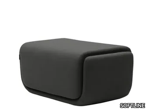 BASKET - Rectangular fabric pouf _ SOFTLINE