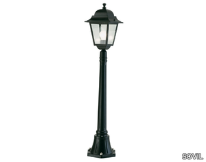 QUADRATA 340 - Lantern die cast aluminium garden lamp post _ SOVIL