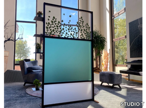 TETRIX - Freestanding aluminium and methacrylate screen _ STUDIO T