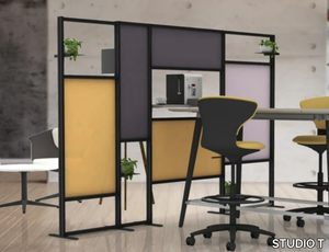 INUNO-QUADRO - Freestanding office screen _ STUDIO T