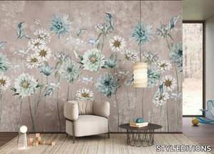 GIARDINO D’INVERNO - Ecological wallpaper with floral pattern _ STYL’EDITIONS