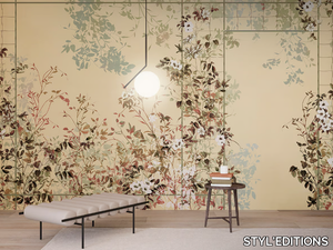 KEW - Wallpaper with floral pattern _ STYL’EDITIONS