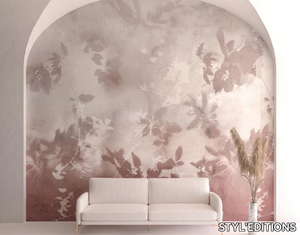 PERVINCA - Ecological wallpaper with floral pattern _ STYL’EDITIONS