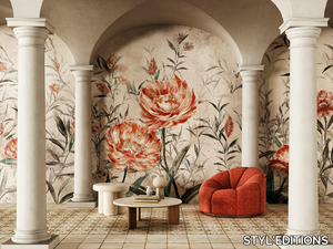 RETRO' - Wallpaper with floral pattern _ STYL’EDITIONS