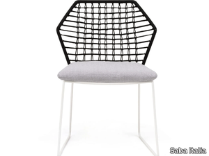 NEW YORK SOLEIL - Fabric garden chair with removable cover _ Saba Italia