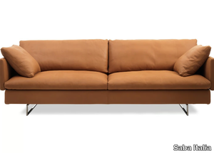 VOYAGE - Sectional leather sofa _ Saba Italia