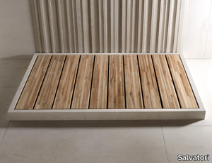 ISHIBURO - Teak shower tray _ Salvatori