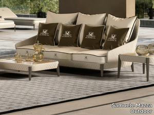 KENZIA - 3 seater resin garden sofa _ Samuele Mazza Outdoor