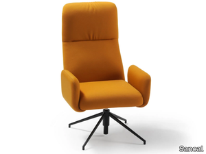 ELLE - Swivel high-back fabric executive chair _ Sancal
