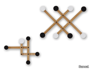 PAULI - Wall-mounted wooden coat rack _ Sancal