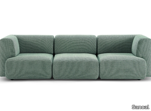 DUO MINI - Modular 3 seater cotton sofa _ Sancal