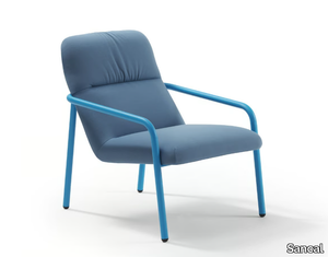 ELLE - Fabric armchair with armrests _ Sancal