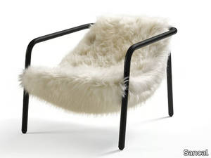 ELLE MINI - Fur easy chair with armrests _ Sancal