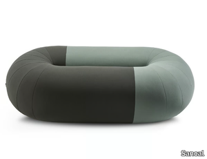 LOOP - Oval fabric pouf _ Sancal