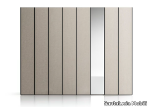 LUXURY - Sectional wooden walk-in wardrobe _ Santalucia Mobili