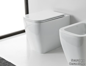 TEOREMA 2.0 - Floor mounted ceramic toilet _ Scarabeo Ceramiche