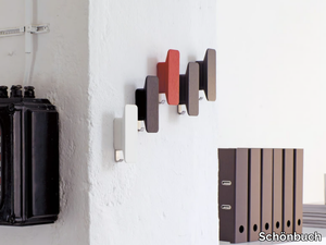 STROKE - Wall-mounted wooden coat rack _ Schönbuch