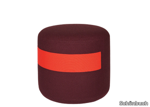 AYAKA - Upholstered round fabric pouf _ Schönbuch