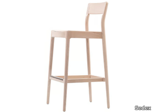 JUNE - Wooden barstool with footrest _ Sedex