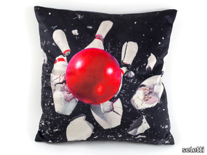 BOWLING - Square fabric cushion _ seletti