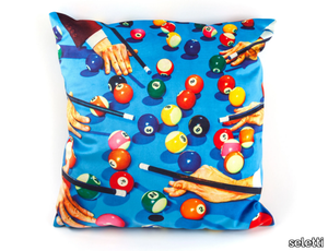 SNOOKER - Square fabric cushion _ seletti